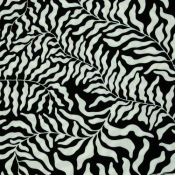 Preview: Viskose Dancing Algae Schwarz/Weiß von Swafing by Thorsten Berger